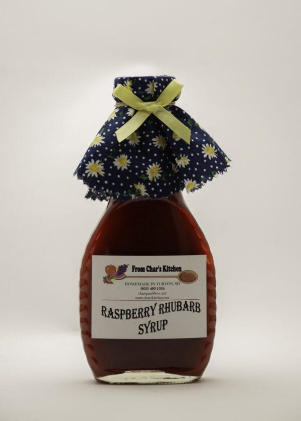 Raspberry Rhubarb Syrup - 10 oz