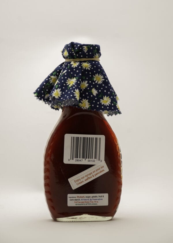 Raspberry Rhubarb Syrup - 10 oz - Image 2